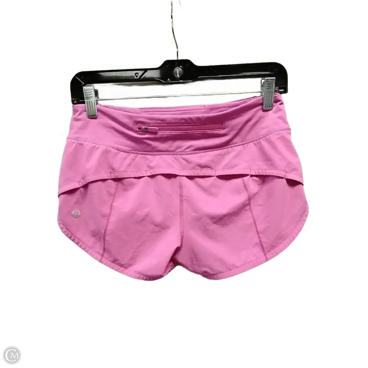 Athletic Shorts By Lululemon In Pink, Size: 6