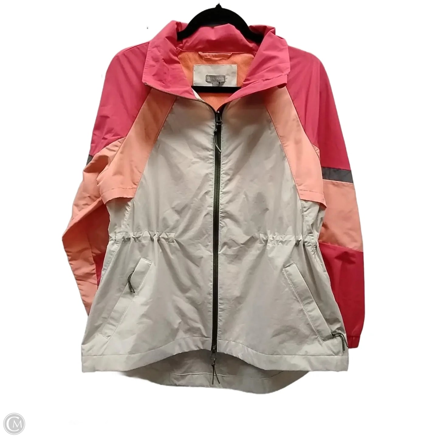 Jacket Windbreaker By Talbots In Multi-colored, Size: Mp