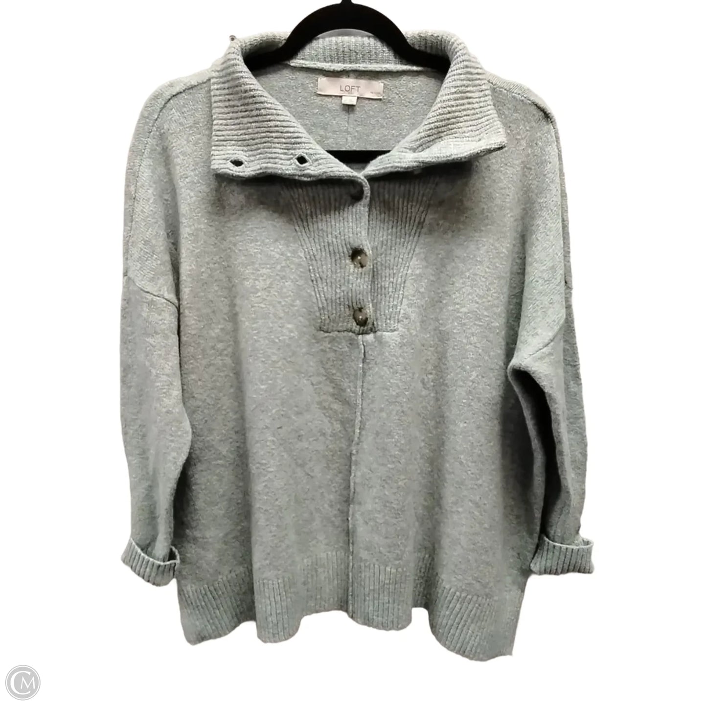 Sweater By Loft In Green, Size: Sp