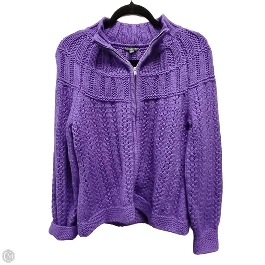 Sweater By Talbots In Purple, Size: Mp