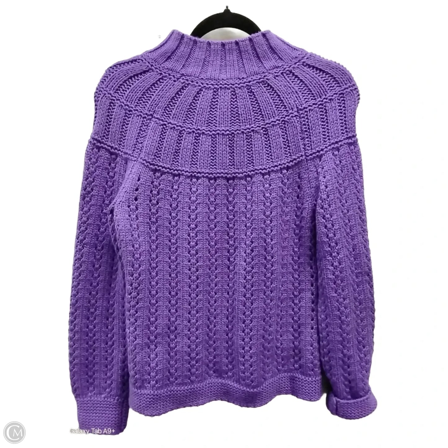 Sweater By Talbots In Purple, Size: Mp