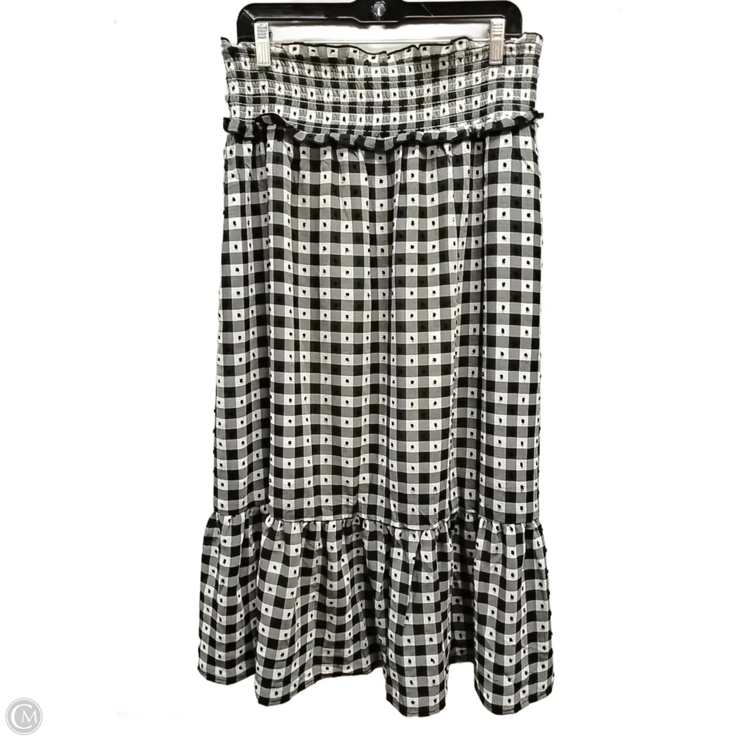 Skirt Maxi By Cato In Plaid Pattern, Size: L