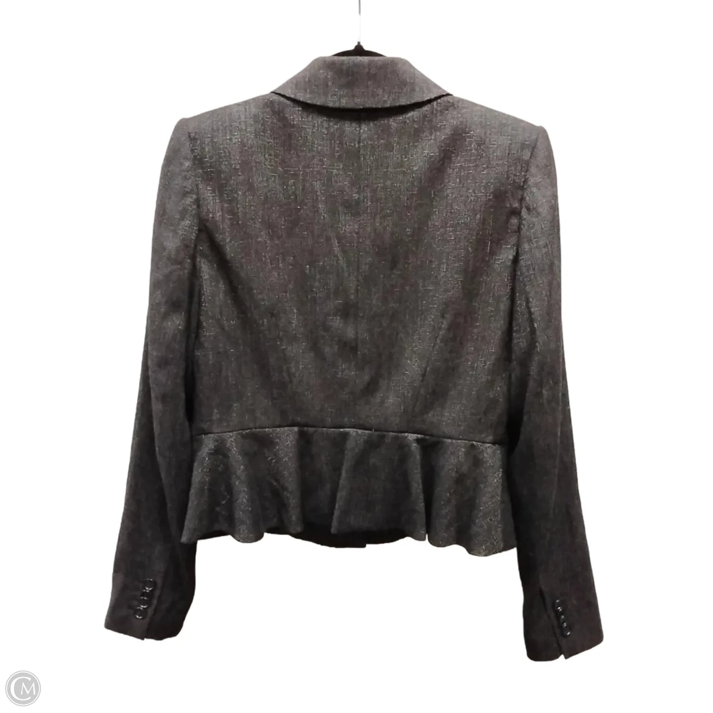 Blazer By Ann Taylor In Grey, Size: 0