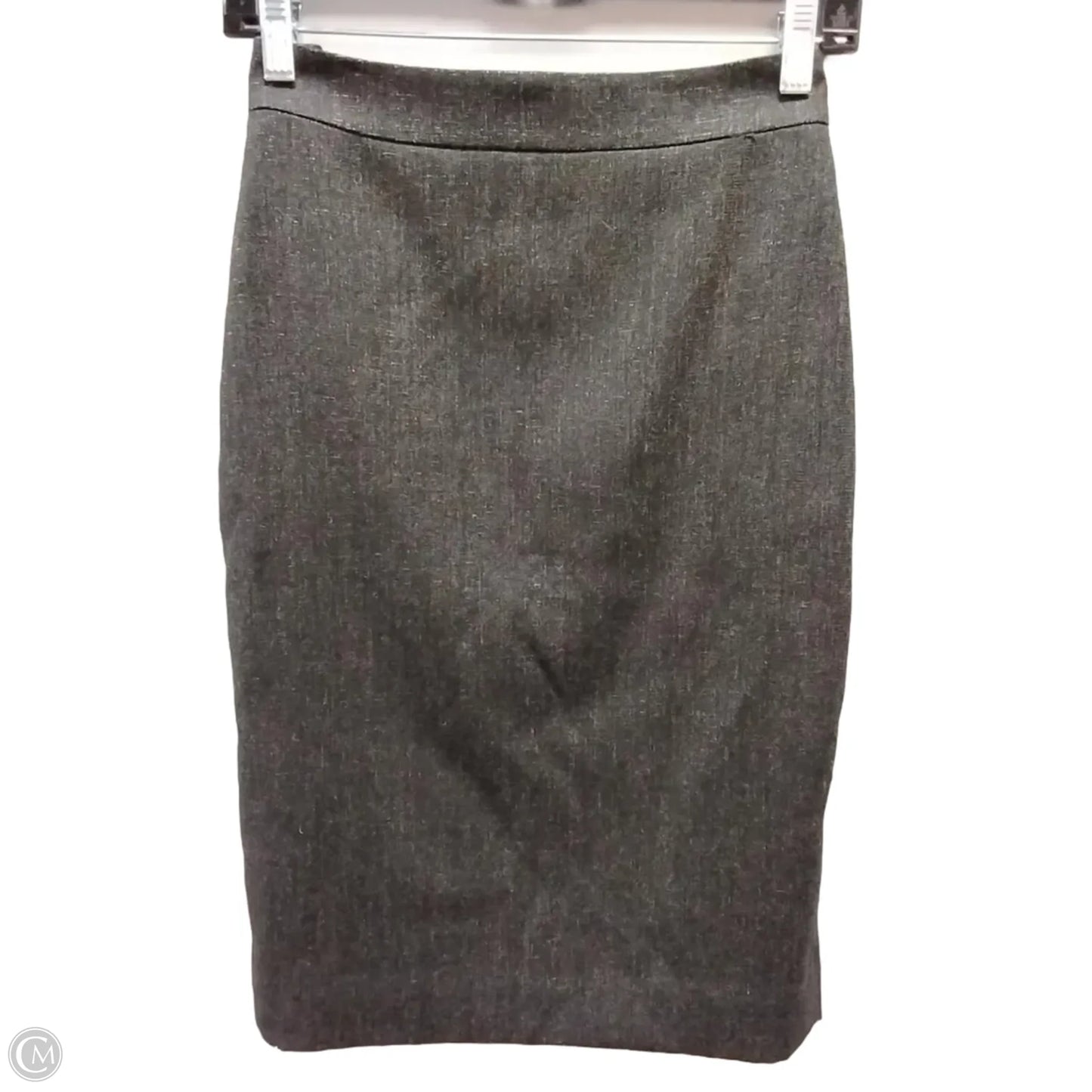 Skirt Midi By Ann Taylor In Grey, Size: 0