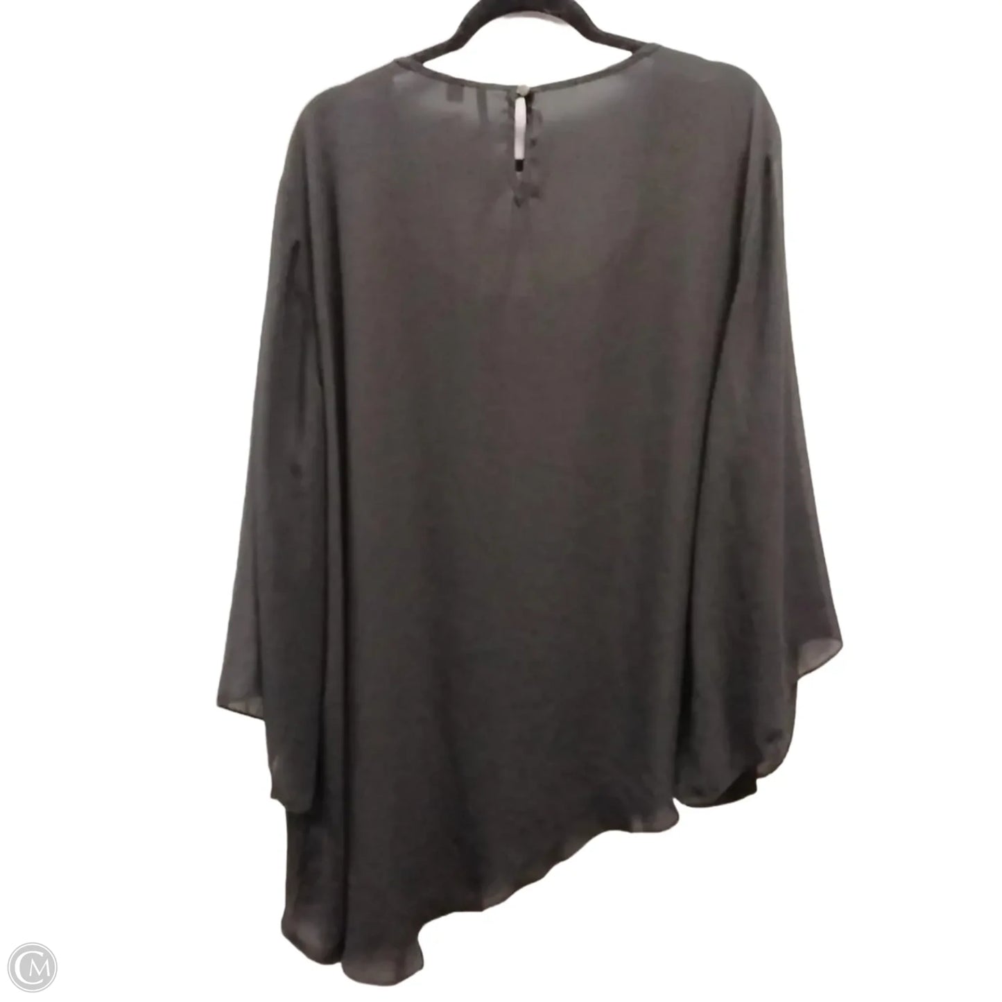 Top Long Sleeve By Cato In Black, Size: 26