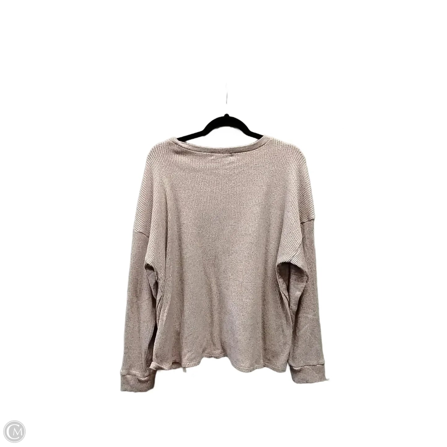 Top Long Sleeve By 89th And Madison In Pink, Size: L