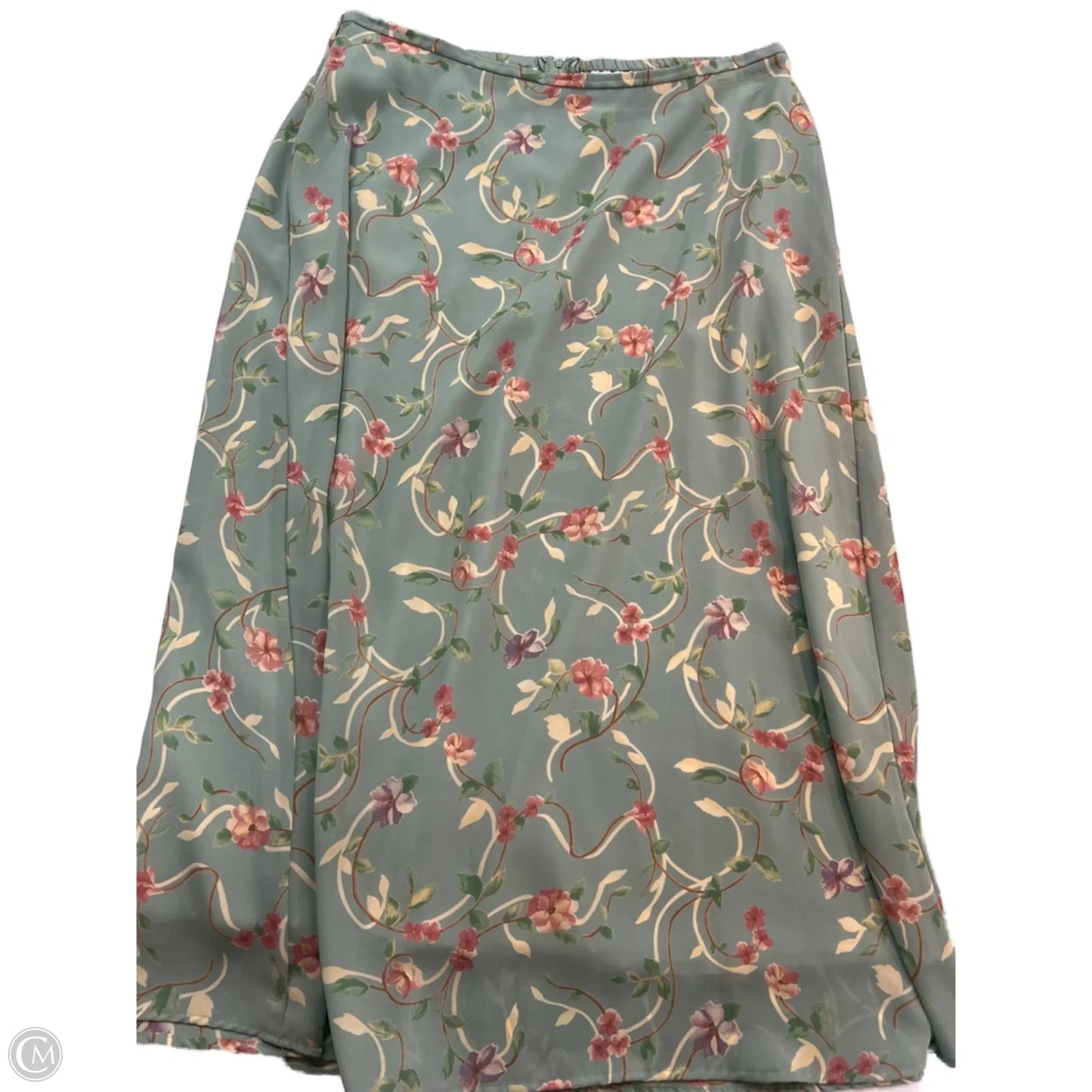 Skirt Maxi By Gina Peters In Floral Print, Size: 18