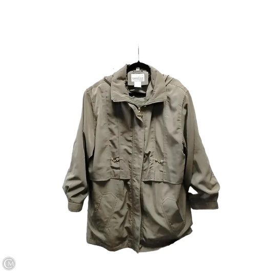 Jacket Windbreaker By Carolina Colors In Green, Size: Xl