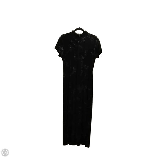 Dress Casual Maxi By Dressbarn In Black, Size: L