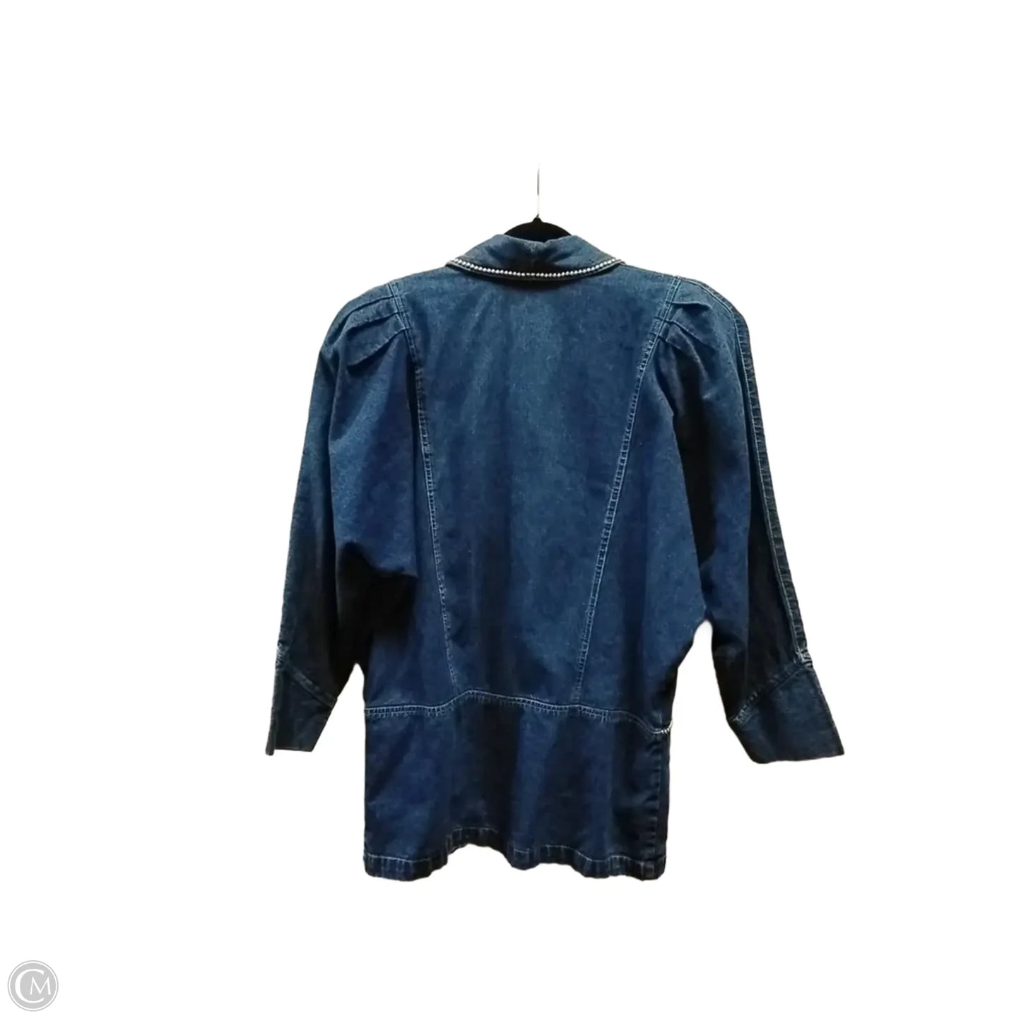 Jacket Denim By Clothes Mentor In Blue Denim, Size: M