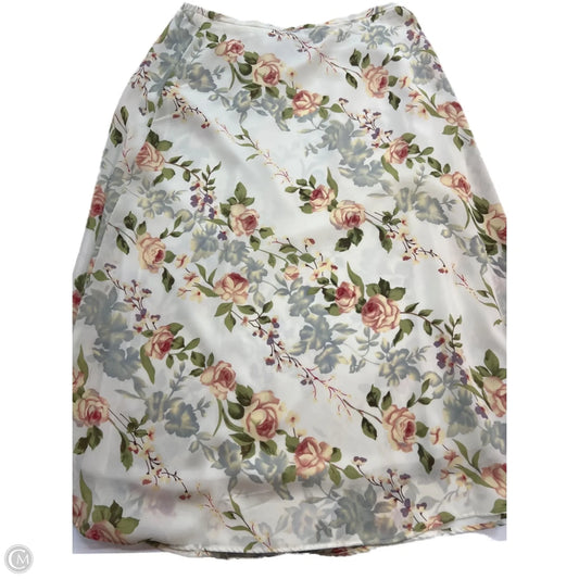 Skirt Maxi By Gina Peters In Floral Print, Size: 18