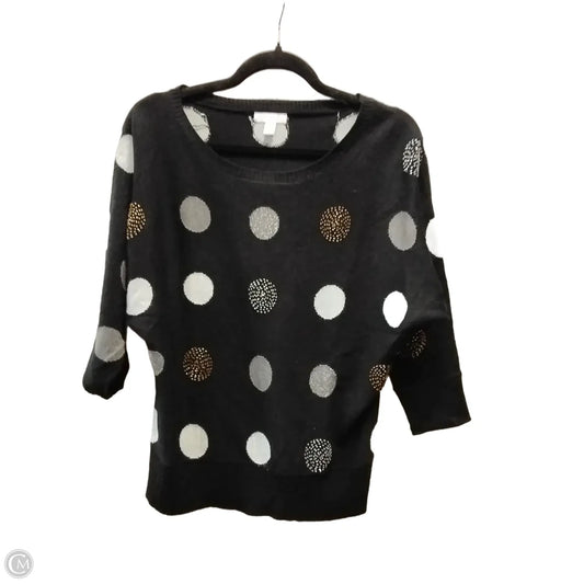 Sweater By Charter Club In Polkadot Pattern, Size: M