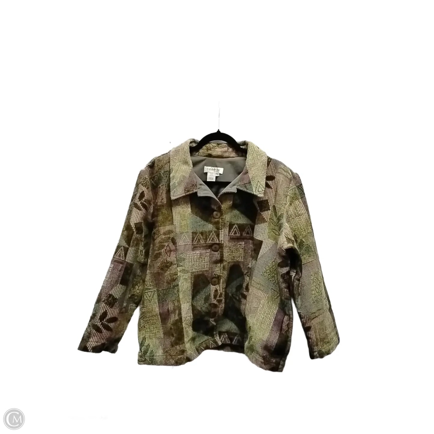 Jacket Other By Coldwater Creek In Multi-colored, Size: Xlp