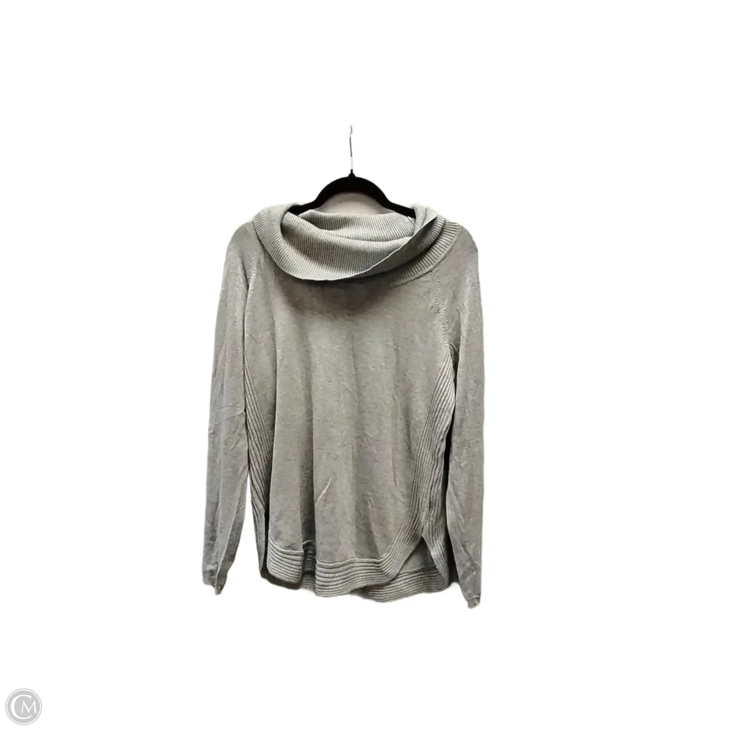 Top Long Sleeve By Clothes Mentor In Grey, Size: M