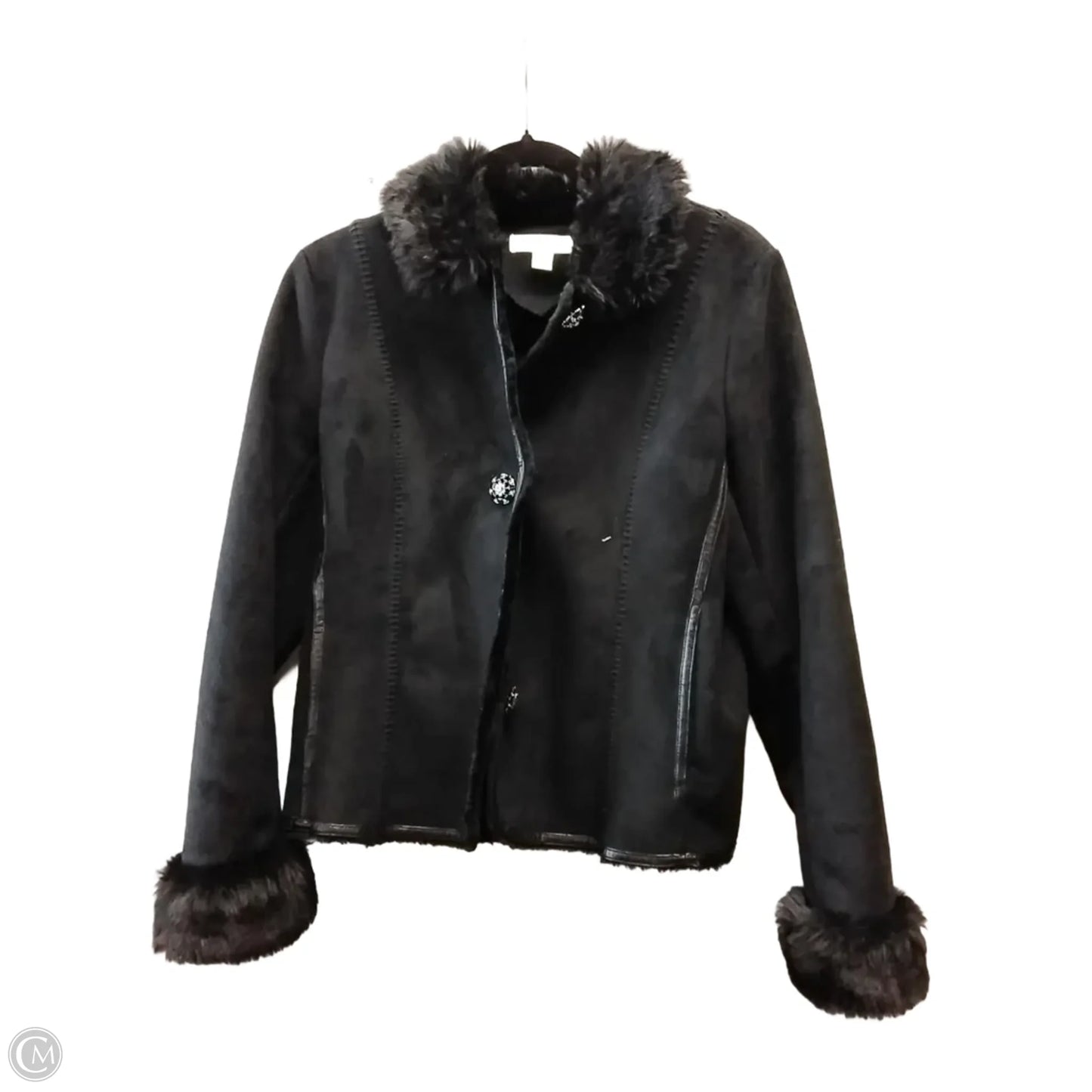 Jacket Other By Coldwater Creek In Black, Size: S