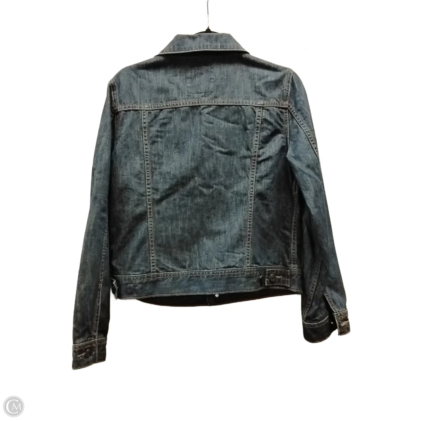 Jacket Denim By Talbots In Blue Denim, Size: M