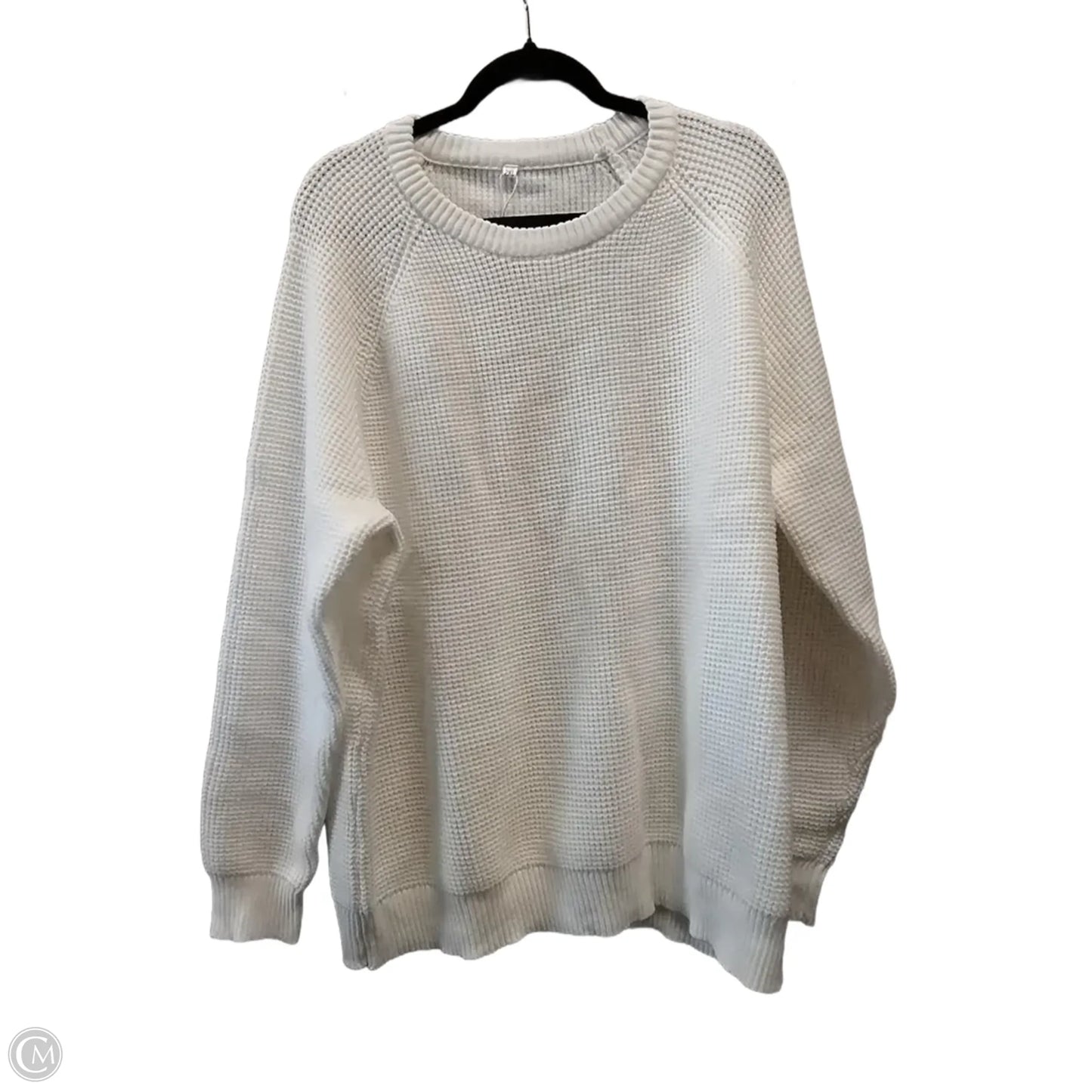 Sweater By Clothes Mentor In White, Size: 2x