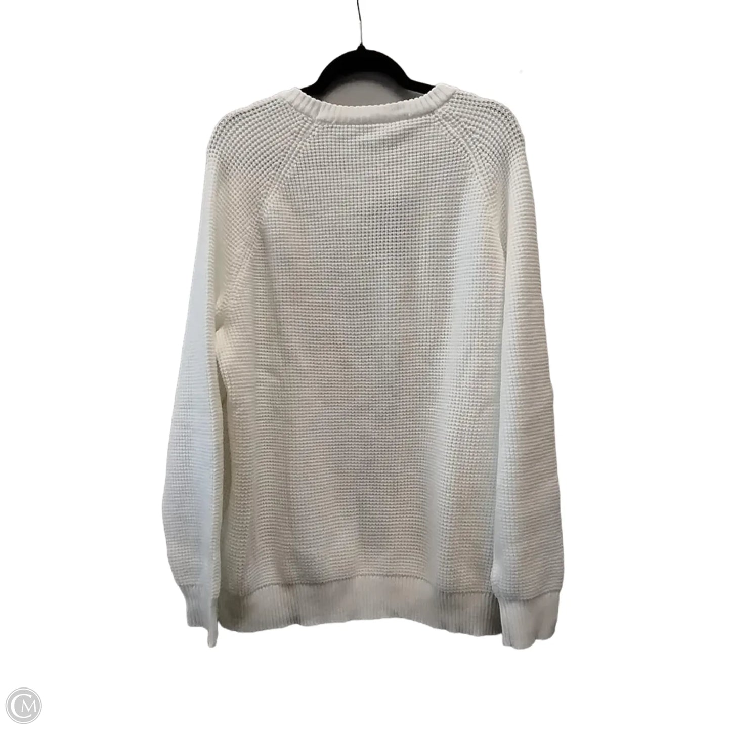 Sweater By Clothes Mentor In White, Size: 2x