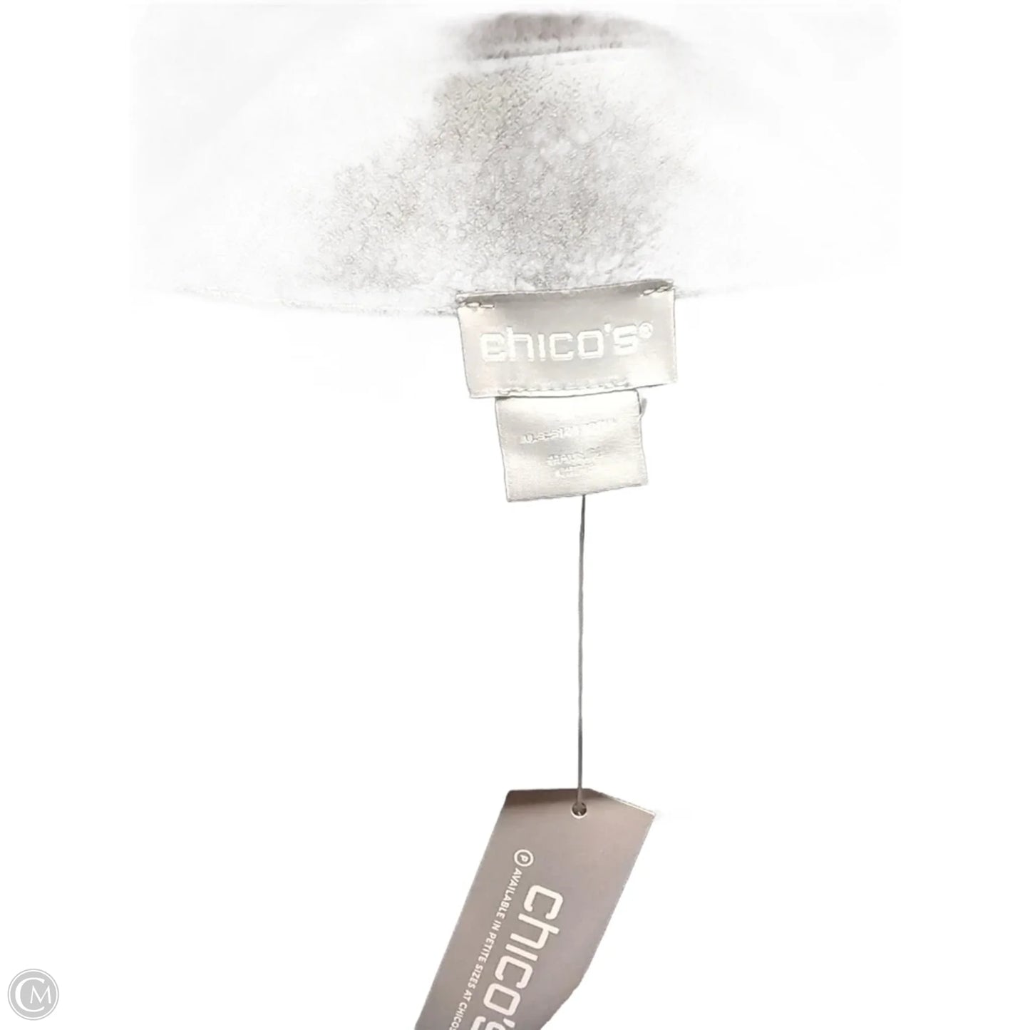 Jacket Denim By Chicos In Grey, Size: L