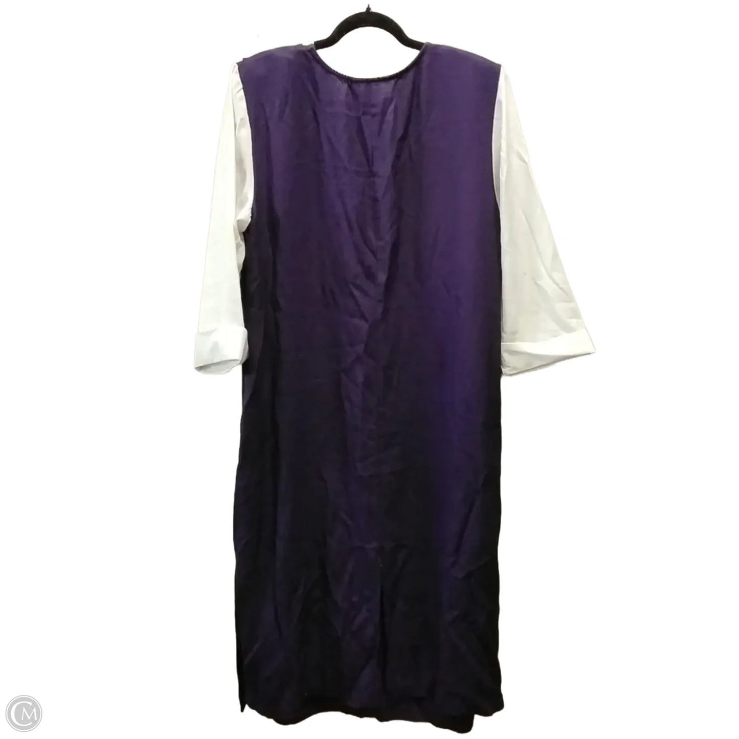 Dress Casual Maxi By Clothes Mentor In Purple & White, Size: 22