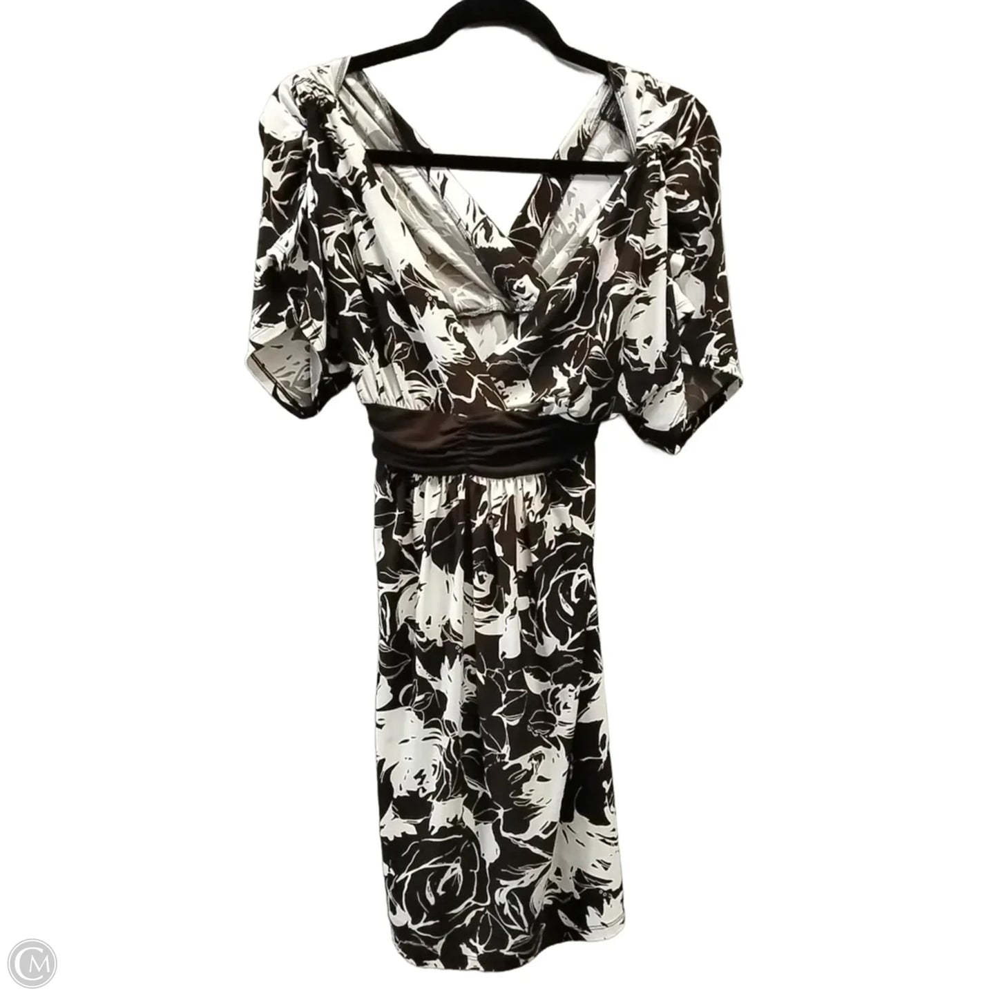 Dress Casual Midi By Love In Brown & Cream, Size: S