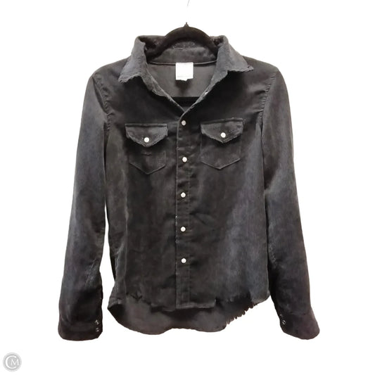 Top Long Sleeve By Clothes Mentor In Black, Size: M