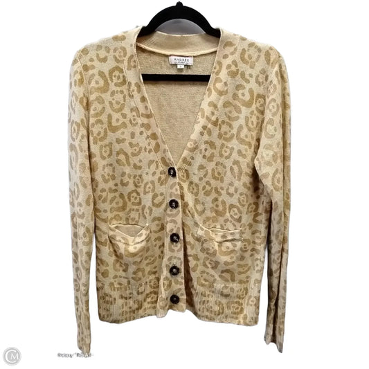 Cardigan By Audrey In Animal Print, Size: S