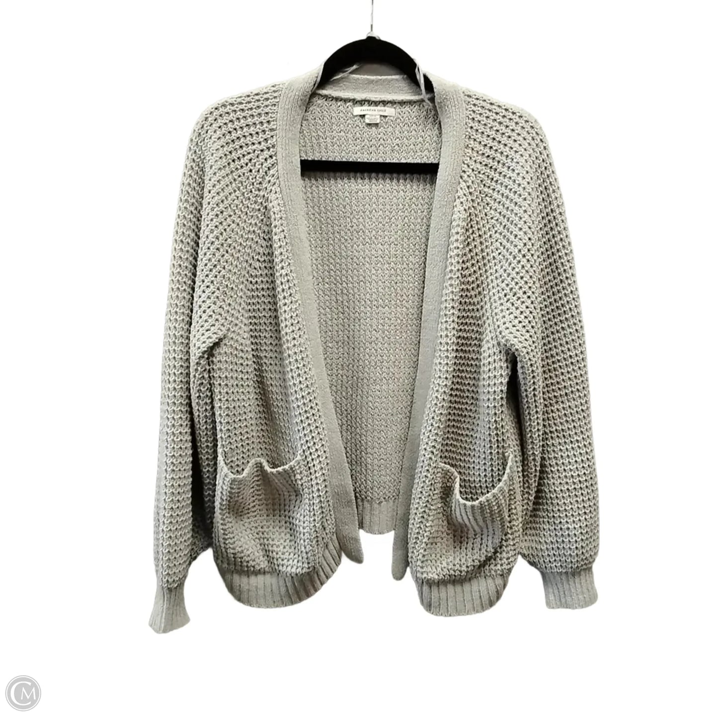 Sweater Cardigan By American Eagle In Grey, Size: S