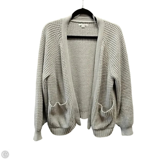 Sweater Cardigan By American Eagle In Grey, Size: S