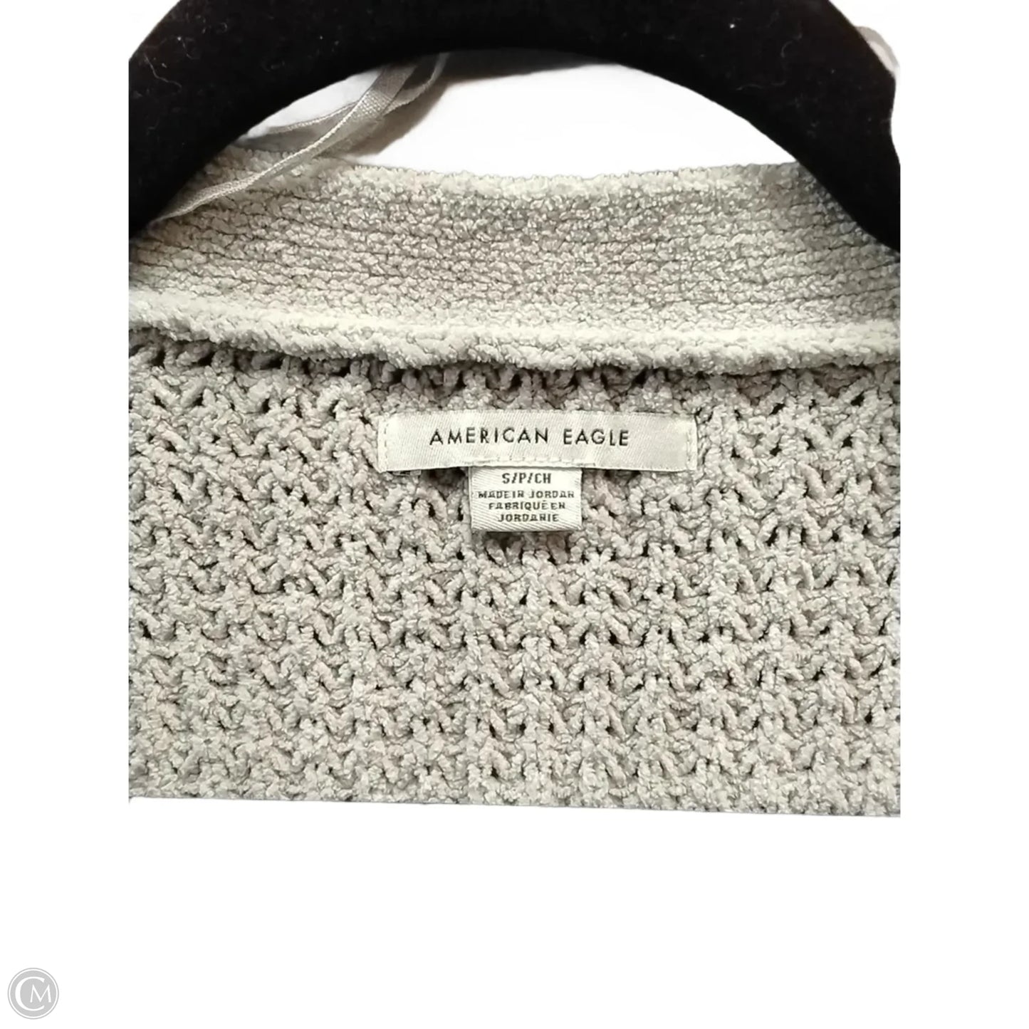 Sweater Cardigan By American Eagle In Grey, Size: S