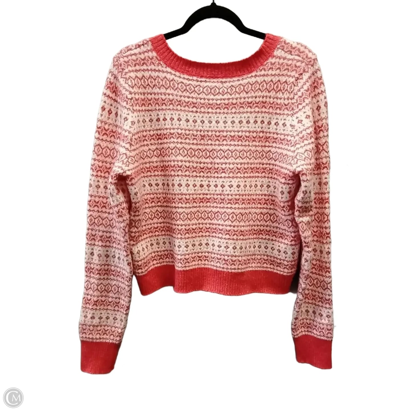 Sweater By American Eagle In Red, Size: Xl