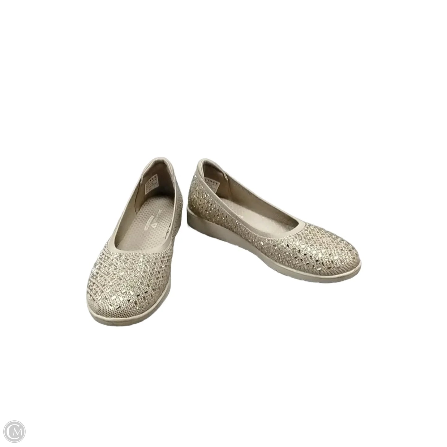 Shoes Flats By Skechers In Gold, Size: 9