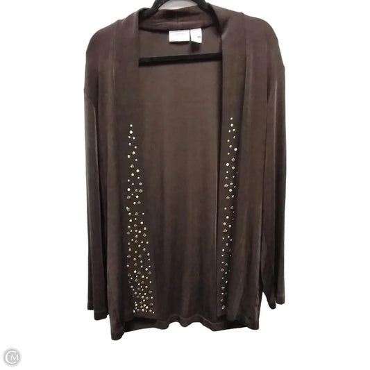 Cardigan By Chicos In Brown, Size: 2