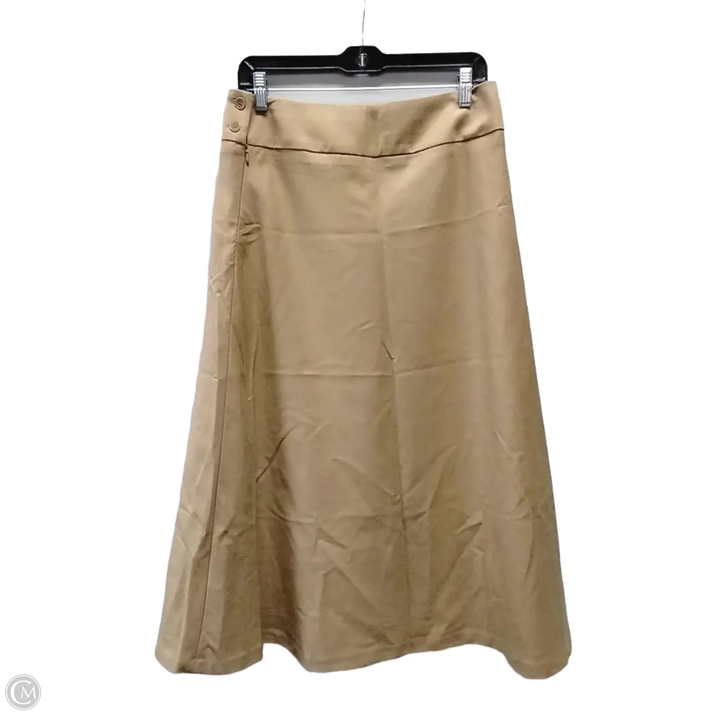 Skirt Maxi By Talbots In Tan, Size: 8
