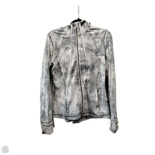 Athletic Jacket By Lululemon In Tie Dye Print, Size: 10