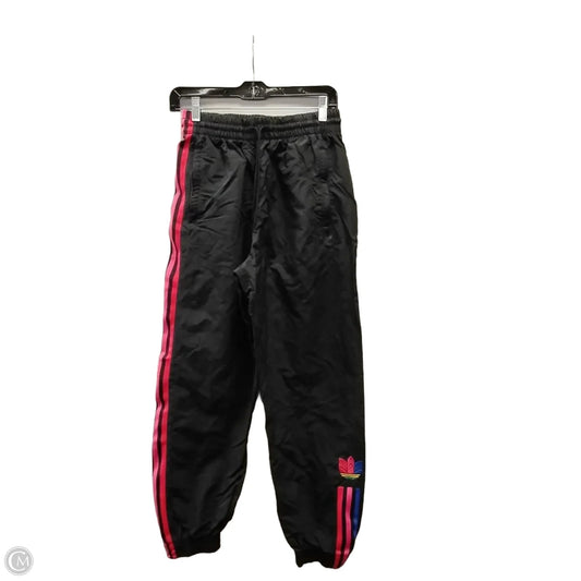 Athletic Pants By Adidas In Black & Red, Size: 10