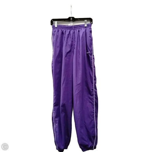 Athletic Pants By Nike In Purple, Size: M