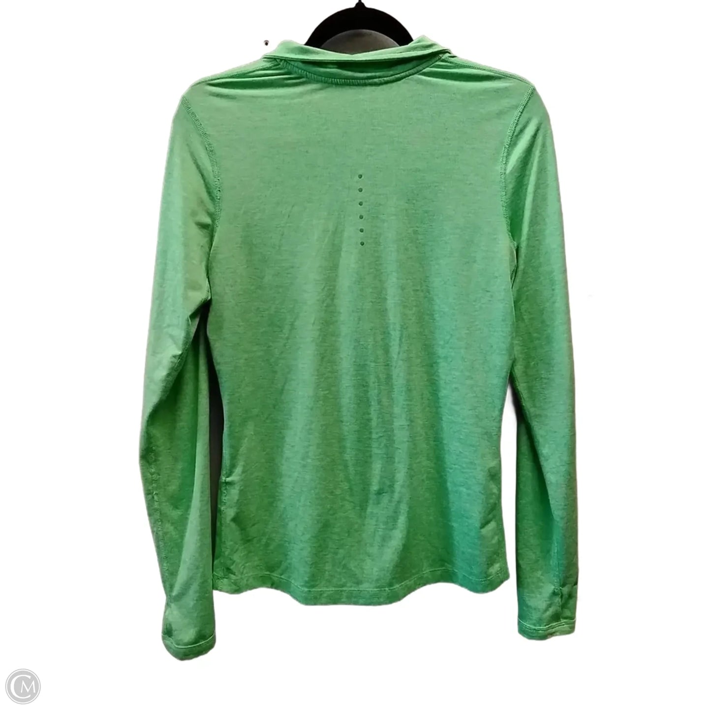 Athletic Jacket By Nike In Green, Size: S