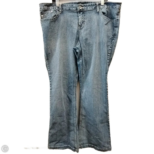 Jeans Boot Cut By Ymi In Blue Denim, Size: 20
