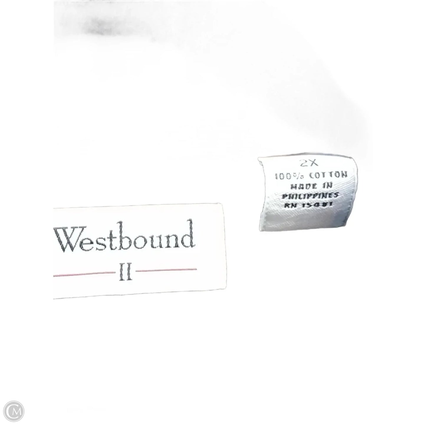 Top Long Sleeve By West Bound In Brown, Size: 2x