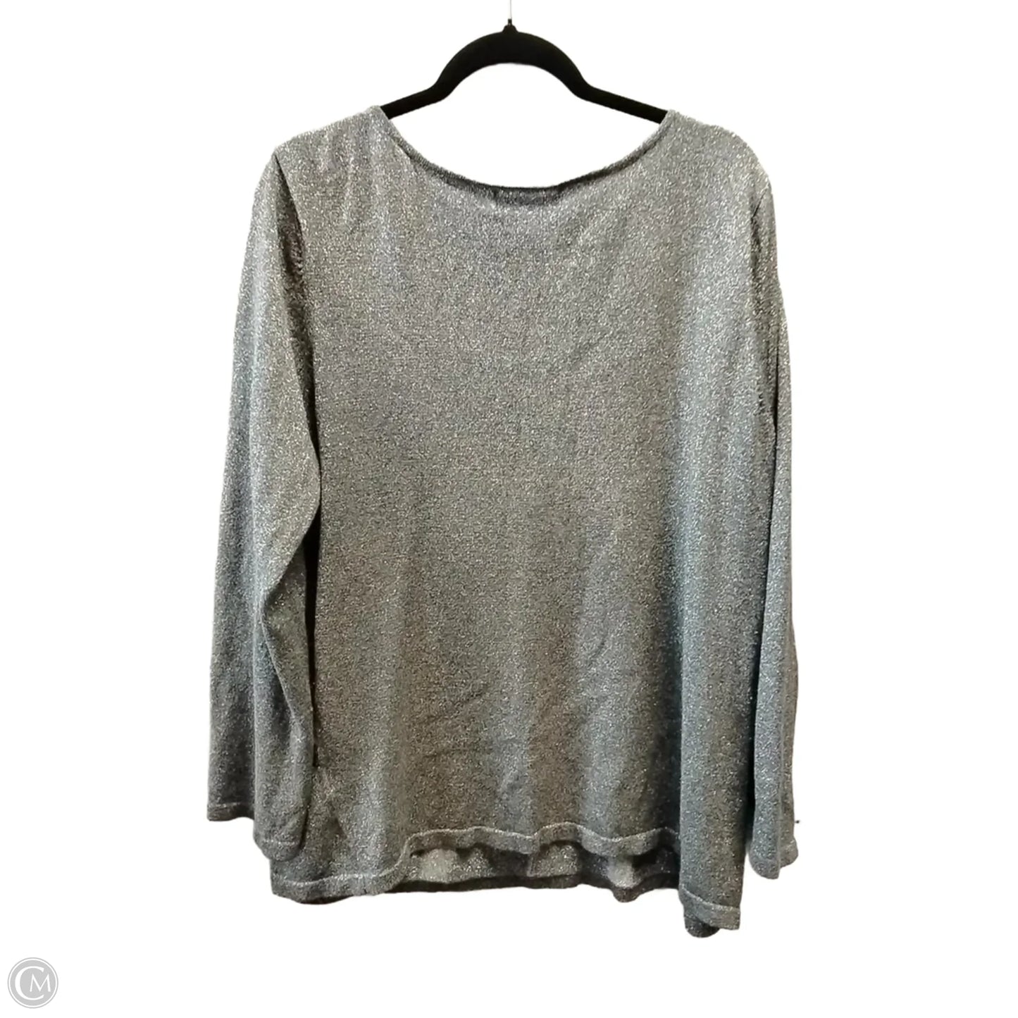 Sweater By Jones New York In Grey, Size: 3x