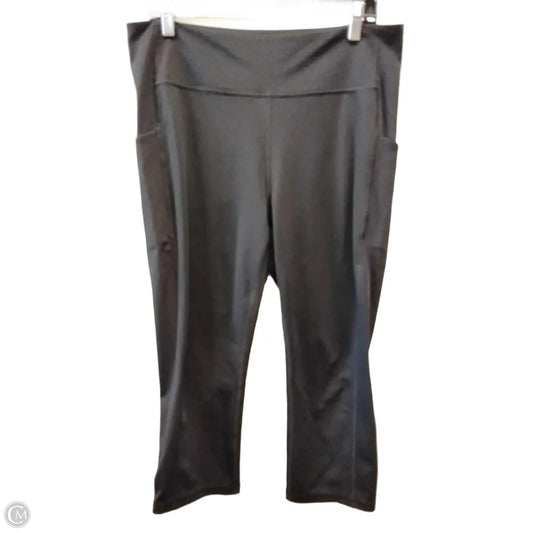 Athletic Leggings By Tek Gear In Black, Size: 1x