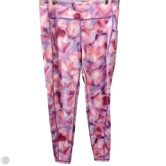 Athletic Leggings By Tek Gear In Multi-colored, Size: 1x