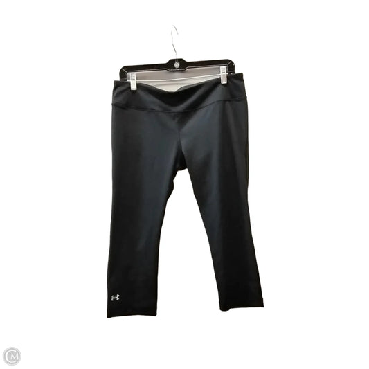 Athletic Leggings By Under Armour In Black, Size: Medium