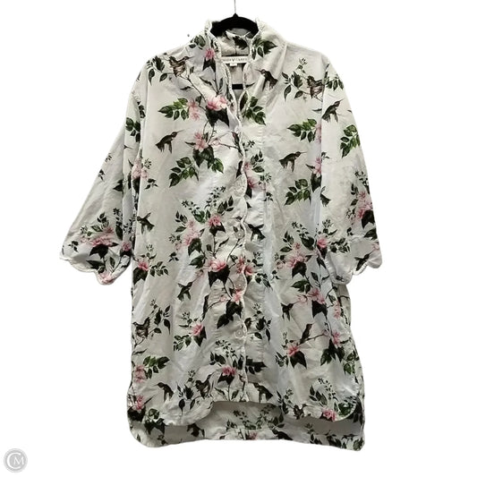 Dress Casual Midi By Clothes Mentor In Floral Print, Size: Xl