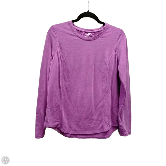 Athletic Top Long Sleeve Crewneck By Avia In Purple, Size: M