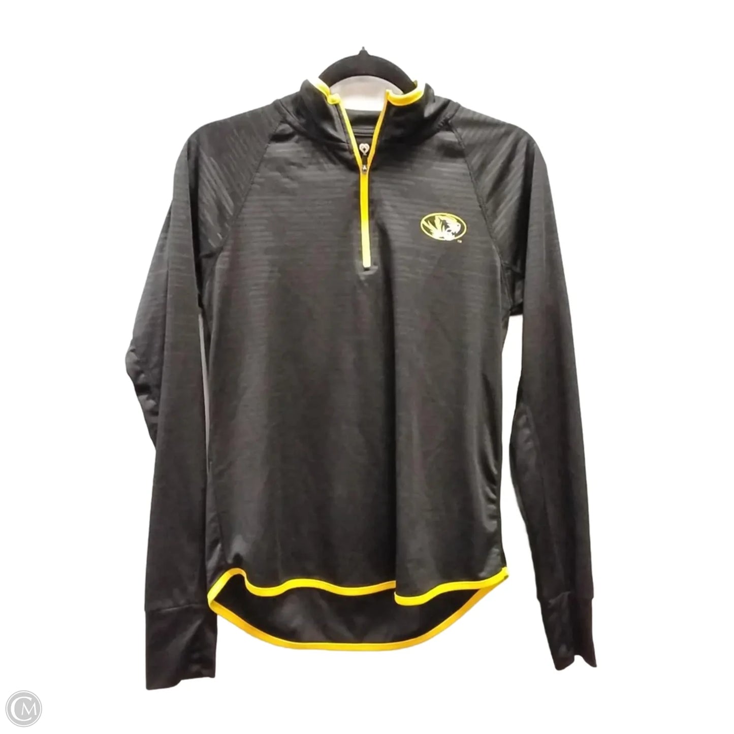 Athletic Jacket By Colosseum In Black & Yellow, Size: M