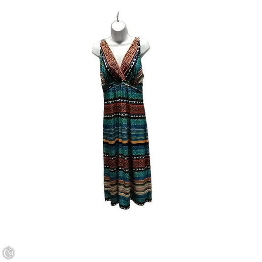 Dress Casual Midi By Metaphor In Multi-colored, Size: L