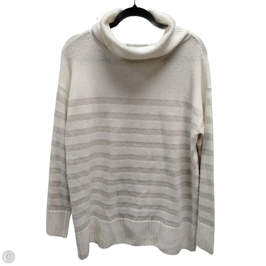Sweater By Loft In Striped Pattern, Size: M