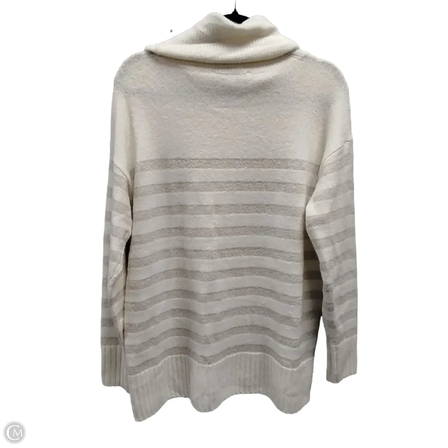 Sweater By Loft In Striped Pattern, Size: M